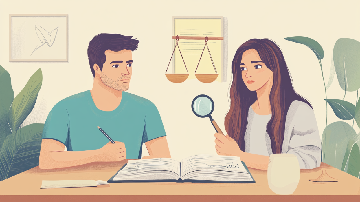 妻の浮気に関する誤解を解くための事実確認と対話